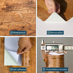 AdheWood™ - Wood Grain Self Adhesive Vinyl Film Roll - Cartnoova