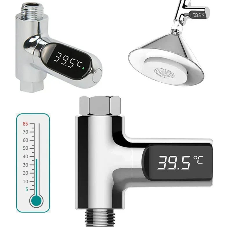AquaTemp™ - LED Display Water Shower Thermometer - Cartnoova