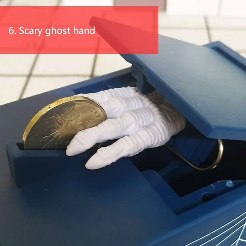 Automatic Scary Monster Hand Coin Box - Cartnoova