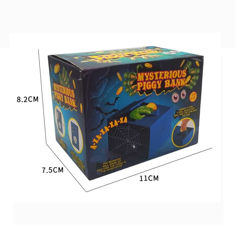 Automatic Scary Monster Hand Coin Box - Cartnoova