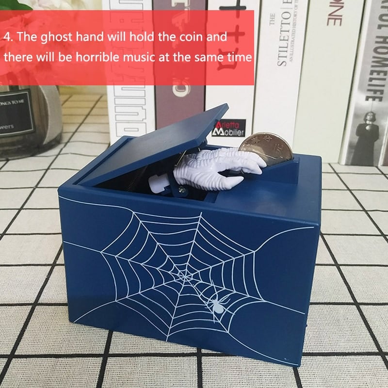 Automatic Scary Monster Hand Coin Box - Cartnoova