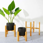 Bamboo Raised Plant Stand - Cartnoova