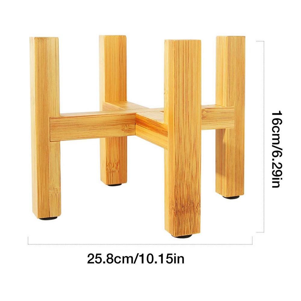 Bamboo Raised Plant Stand - Cartnoova