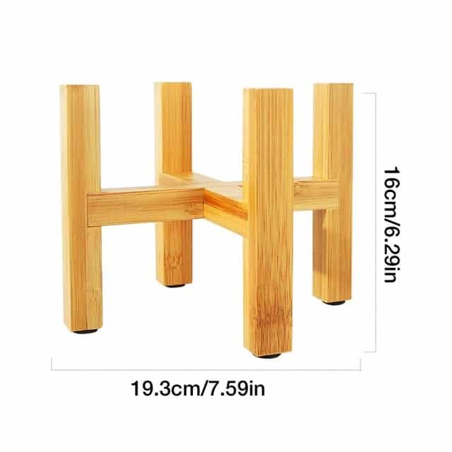 Bamboo Raised Plant Stand - Cartnoova