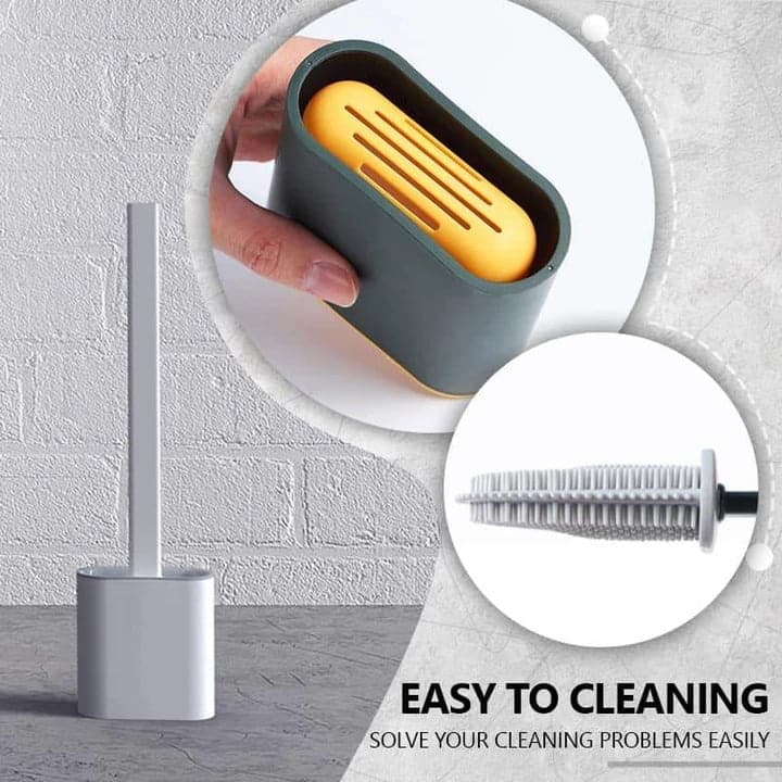 Bathroom Cleaning Brush & Holder Set - Cartnoova