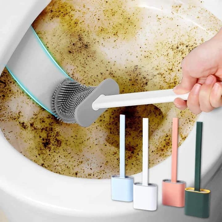 Bathroom Cleaning Brush & Holder Set - Cartnoova