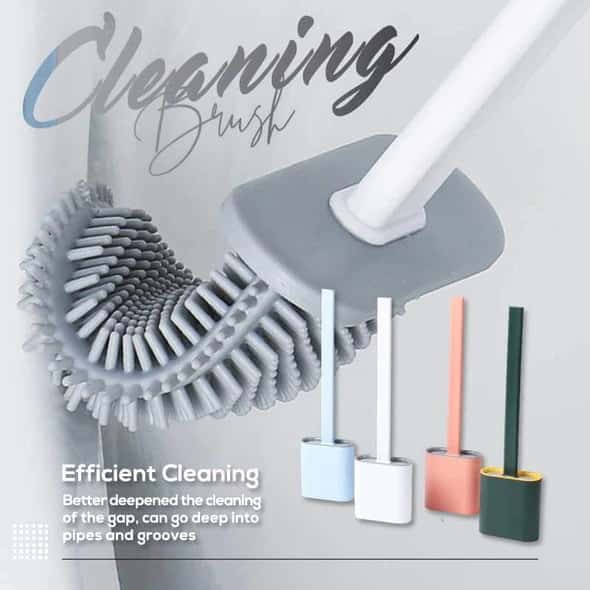 Bathroom Cleaning Brush & Holder Set - Cartnoova