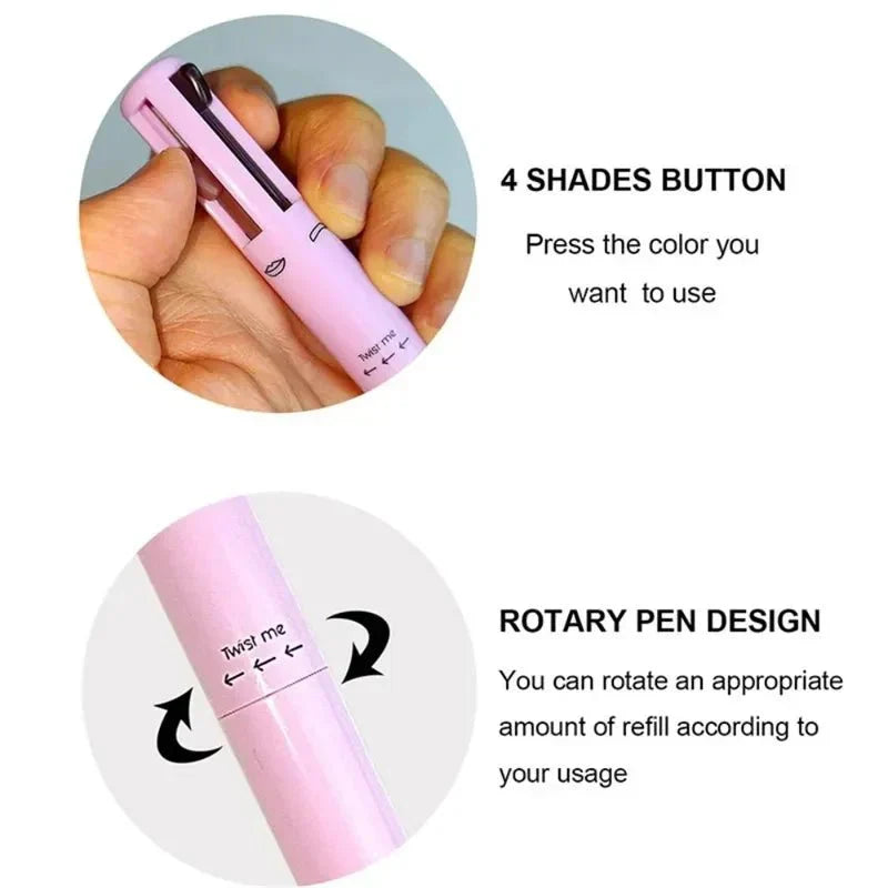 BrowLuxe™ - 4 In 1 Waterproof Makeup Pen - Cartnoova
