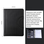 Business portable notebook With USB Phone Charger - Cartnoova