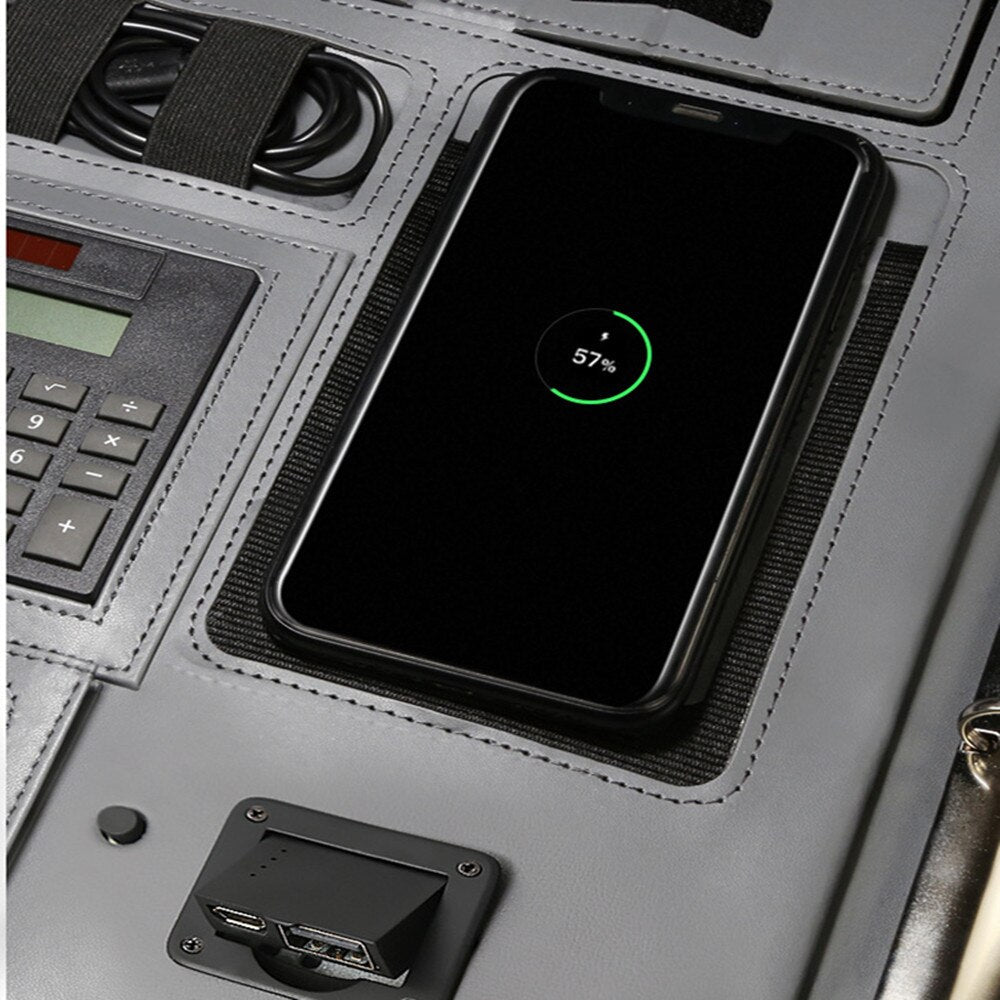 Business portable notebook With USB Phone Charger - Cartnoova