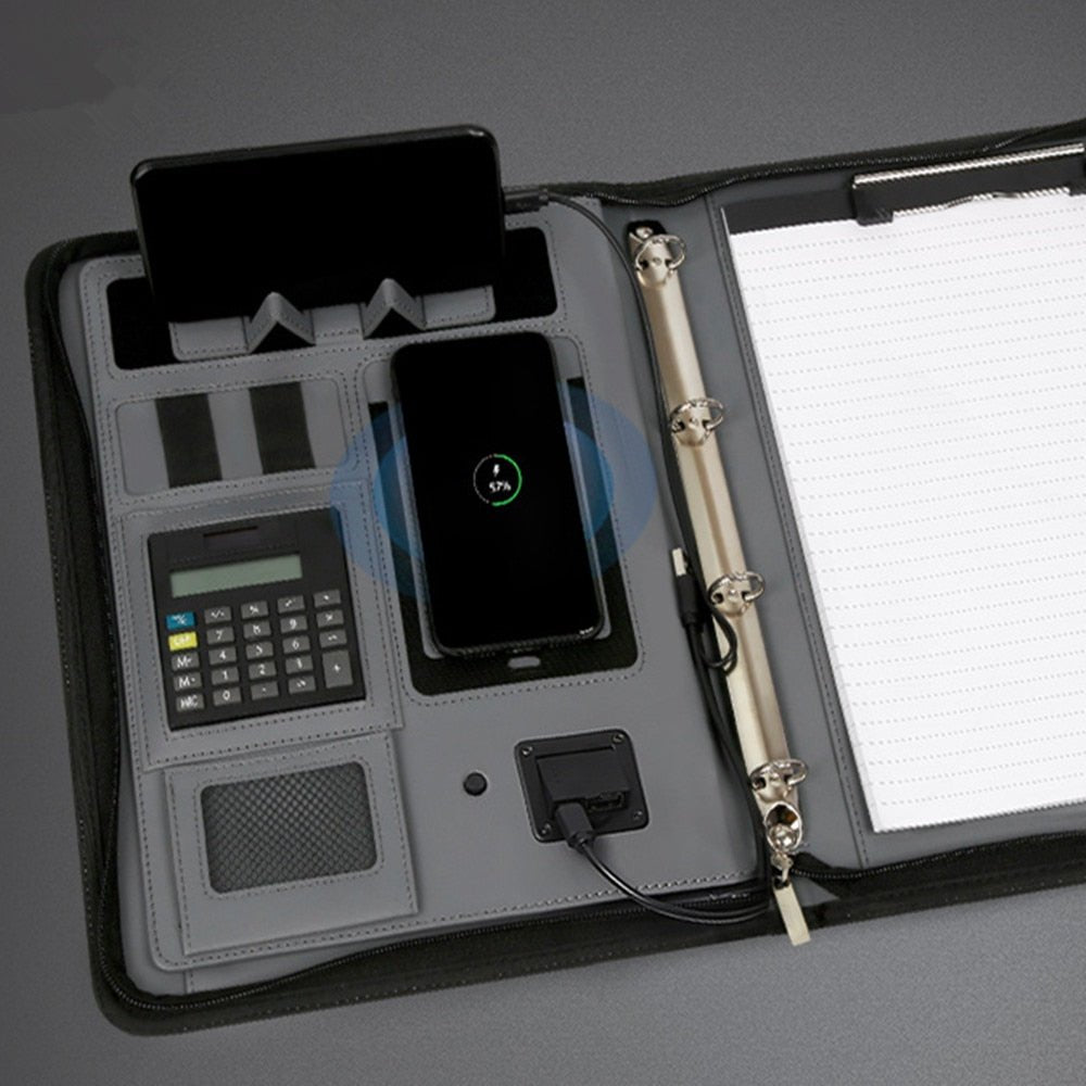 Business portable notebook With USB Phone Charger - Cartnoova
