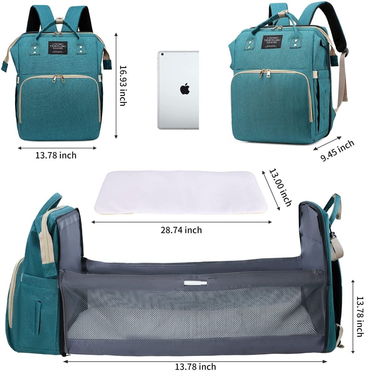DiaperDuo ™ - Usb Diaper Bag for Baby - Cartnoova
