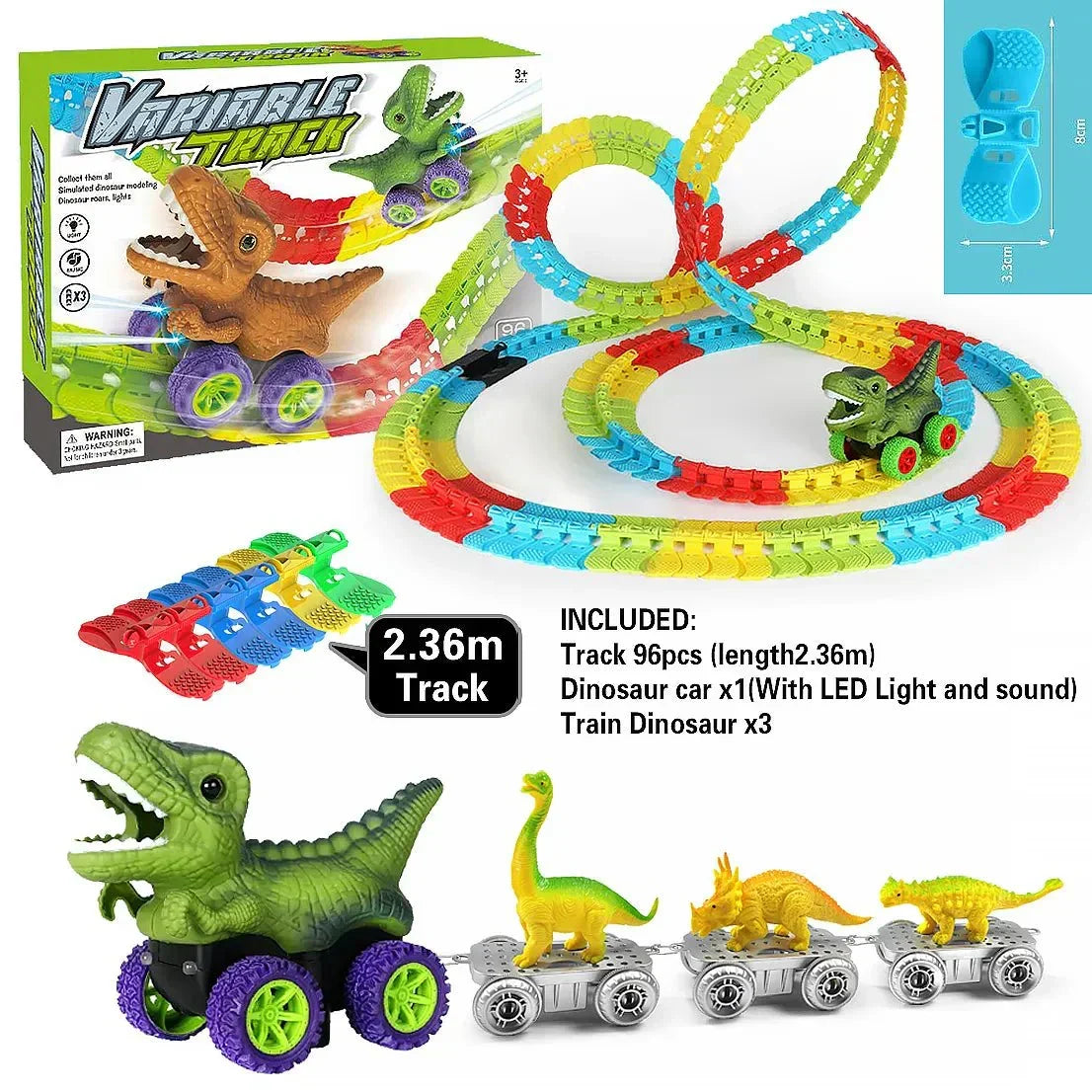 DinoRacer™ - Dinosaur Track Cars - Cartnoova