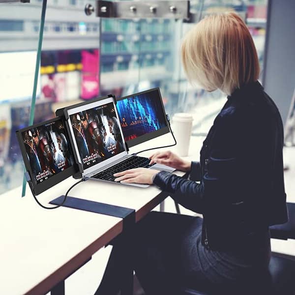 DoubleScreen ™ - Smart Portable Laptop Monitor Extender - Cartnoova