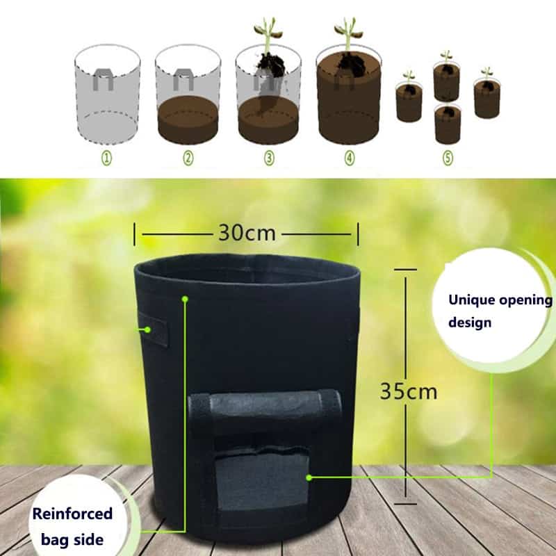 Easy Access Potato Planting Bag - Cartnoova