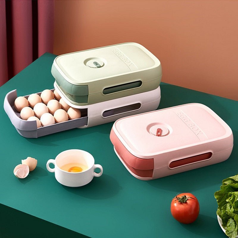 EggRacker ™ - Large Capacity Egg Drawer For Fresh Eggs - Cartnoova