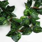 Faux Big Leaf Rhodea Ivy Leaf Garland - Cartnoova
