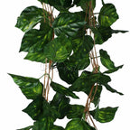 Faux Big Leaf Rhodea Ivy Leaf Garland - Cartnoova