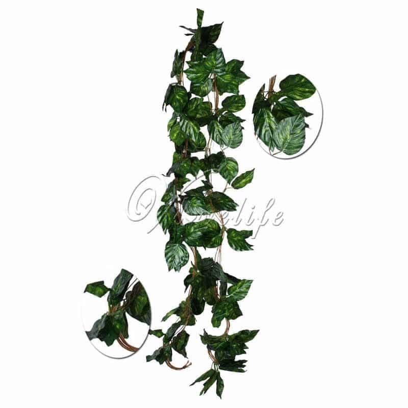 Faux Big Leaf Rhodea Ivy Leaf Garland - Cartnoova