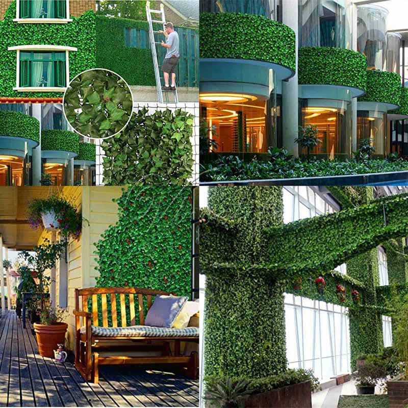Faux Big Leaf Rhodea Ivy Leaf Garland - Cartnoova