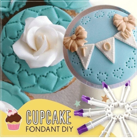 Fondant Crimper Tool Set - Cartnoova