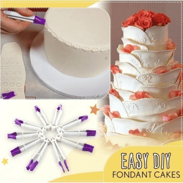 Fondant Crimper Tool Set - Cartnoova