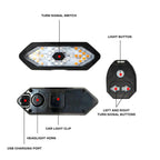 GlowAlert™ - Bicycle LED Rechargeable Warning Tail Light - Cartnoova