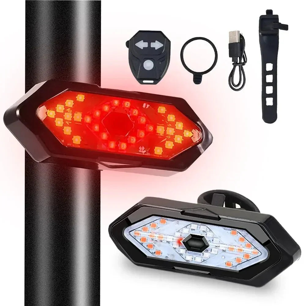 GlowAlert™ - Bicycle LED Rechargeable Warning Tail Light - Cartnoova