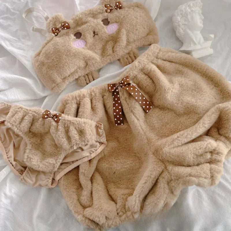 Japanese Plush Cute Pajamas Top Set ™ - Cartnoova