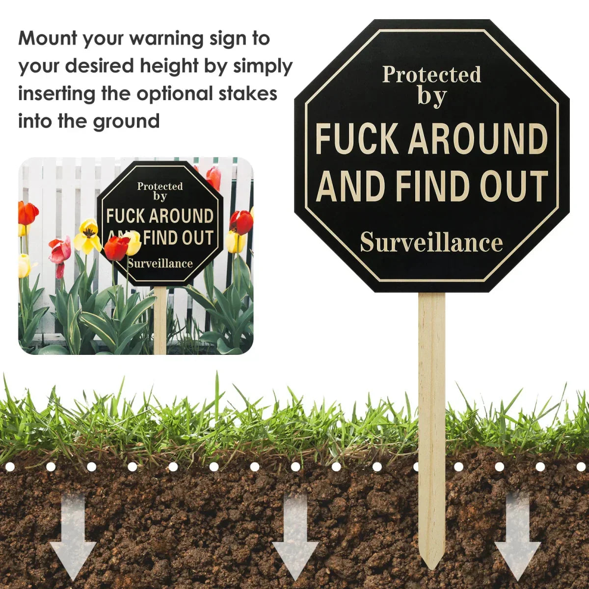 JestMark™ - Wooden Yard Sign - Cartnoova