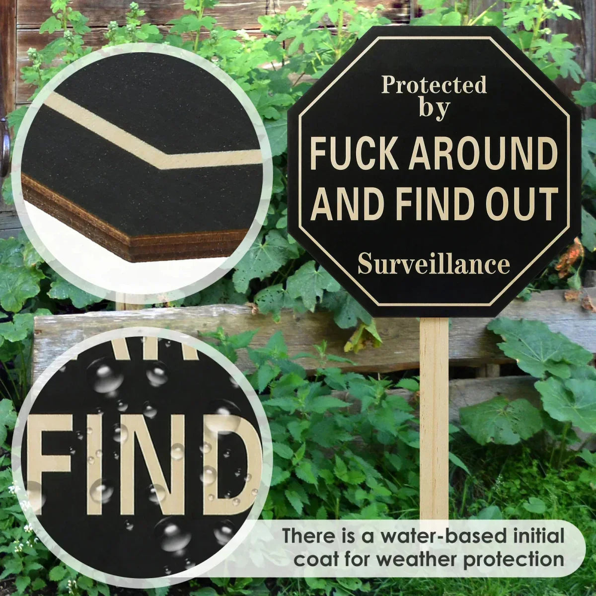 JestMark™ - Wooden Yard Sign - Cartnoova