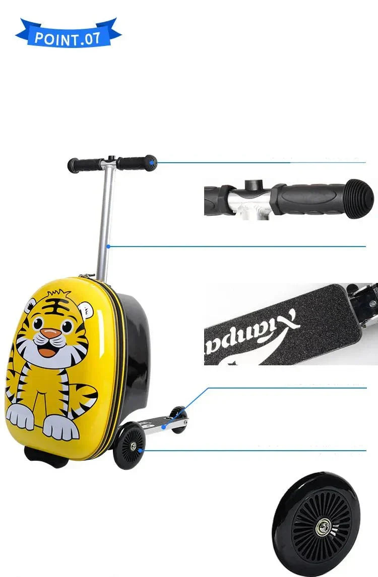 JoyScoot™ - Kids Scooter Rolling Suitcase - Cartnoova