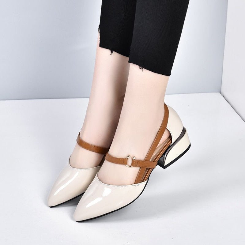 Leather Soft Sandals For Women - Cartnoova