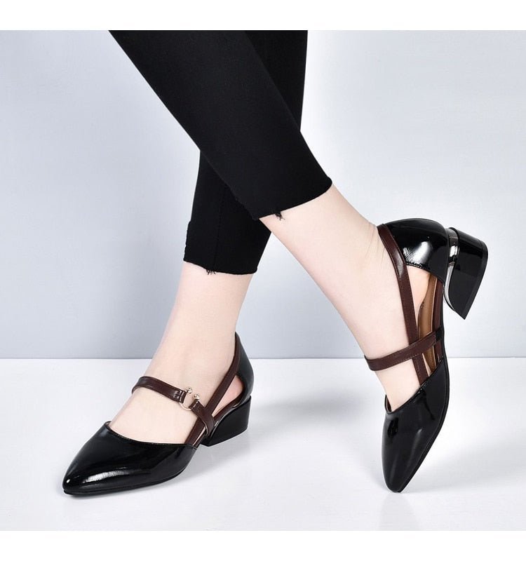 Leather Soft Sandals For Women - Cartnoova