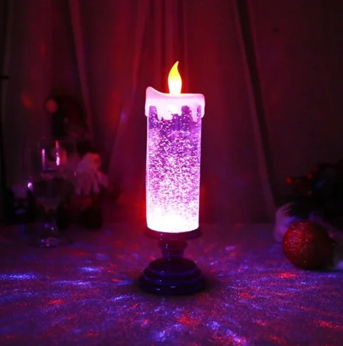 LED Candles With Pedestal - Cartnoova