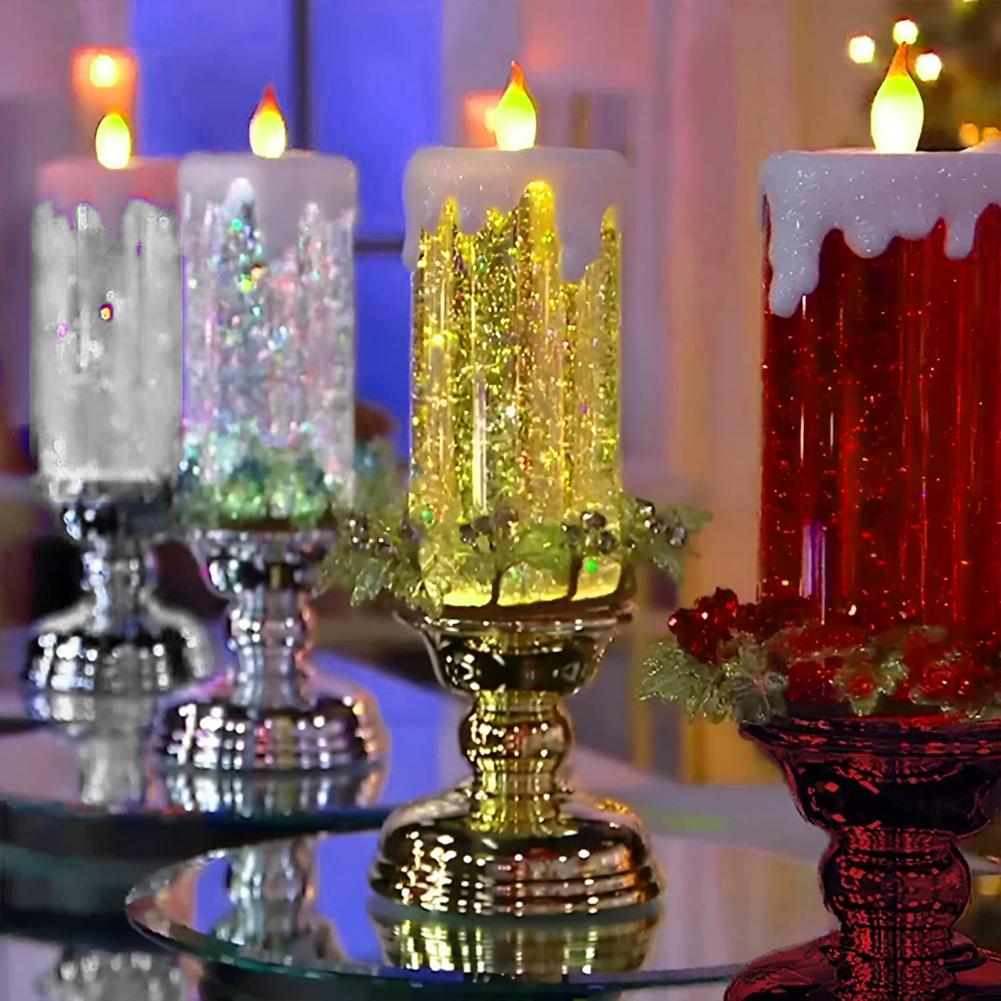 LED Candles With Pedestal - Cartnoova