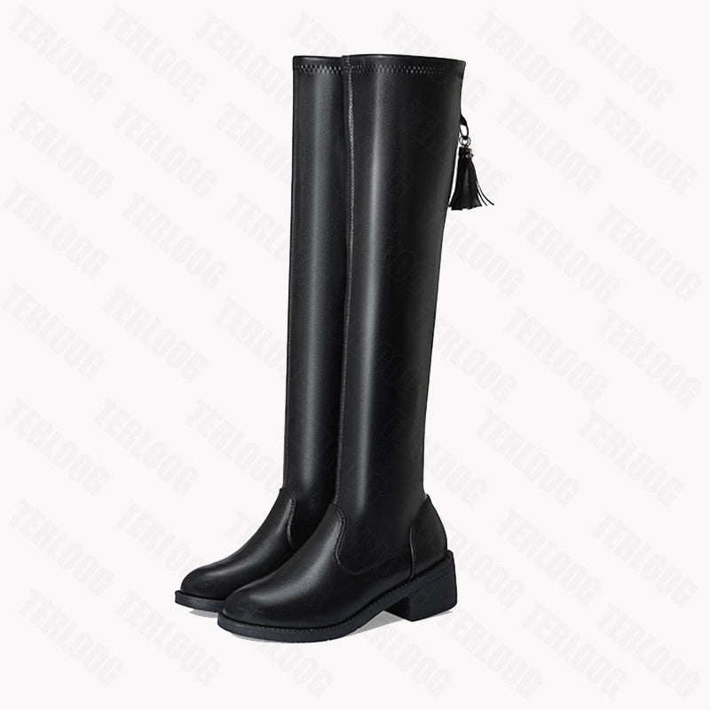 Leillant™ - Soft And Comfortable Leather & Wool Boots For Women - Cartnoova