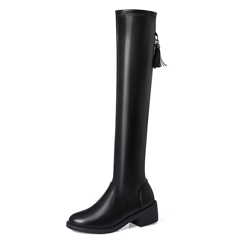 Leillant™ - Soft And Comfortable Leather & Wool Boots For Women - Cartnoova
