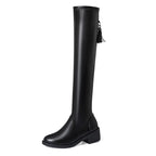Leillant™ - Soft And Comfortable Leather & Wool Boots For Women - Cartnoova