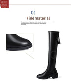 Leillant™ - Soft And Comfortable Leather & Wool Boots For Women - Cartnoova