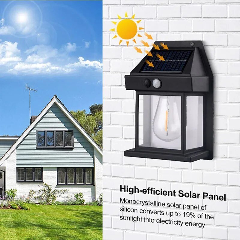 LuminaLuxe™ - Solar Tungsten Wall Lamp - Cartnoova