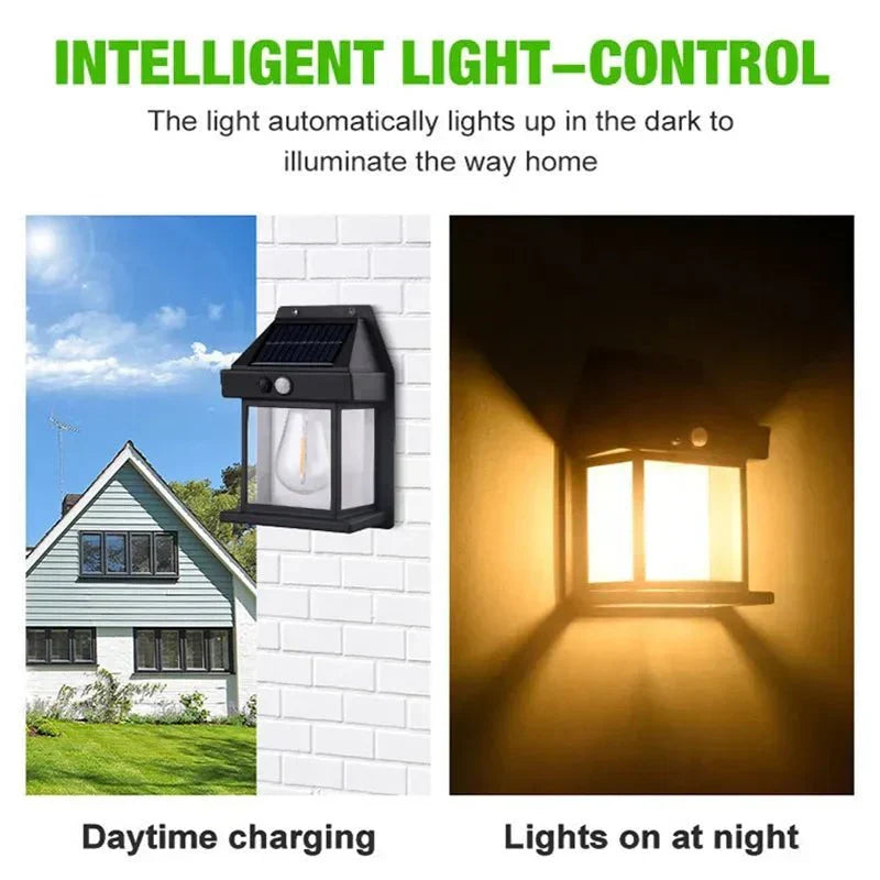 LuminaLuxe™ - Solar Tungsten Wall Lamp - Cartnoova