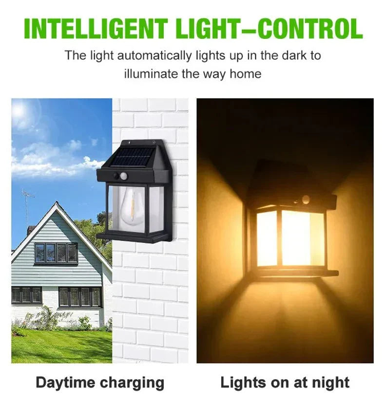 LuminaLuxe™ - Solar Tungsten Wall Lamp - Cartnoova