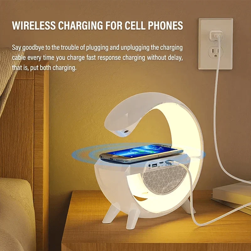 LumiSync™ - Bluetooth Speaker, Alarm Clock and RGB Atmosphere Lamp - Cartnoova