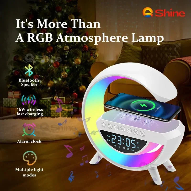 LumiSync™ - Bluetooth Speaker, Alarm Clock and RGB Atmosphere Lamp - Cartnoova