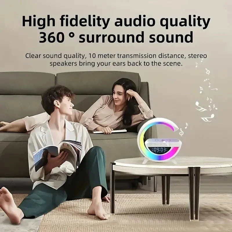 LumiSync™ - Bluetooth Speaker, Alarm Clock and RGB Atmosphere Lamp - Cartnoova