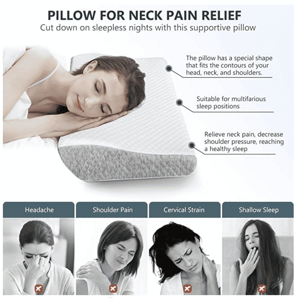 MedPillow™ - Ergonomic Sleep Gel Pillow For Neck Pain - Cartnoova
