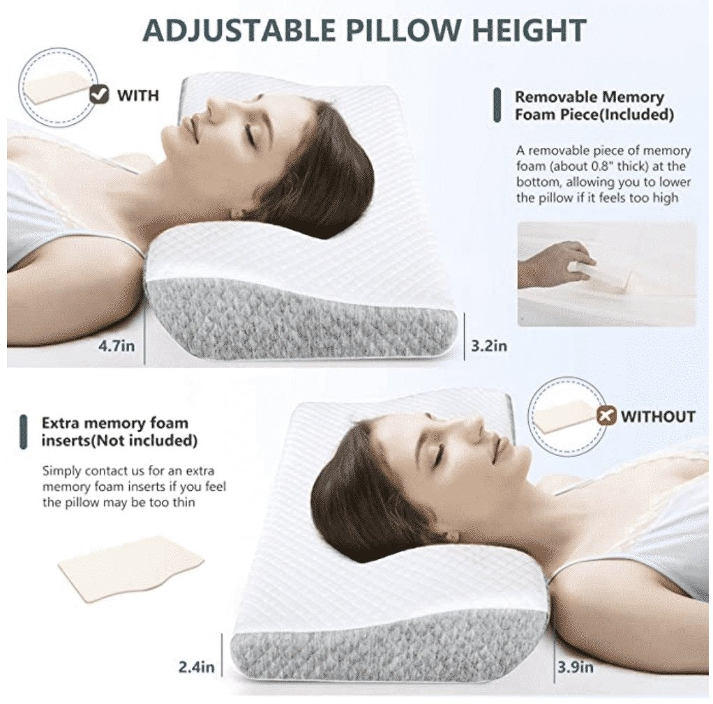 MedPillow™ - Ergonomic Sleep Gel Pillow For Neck Pain - Cartnoova