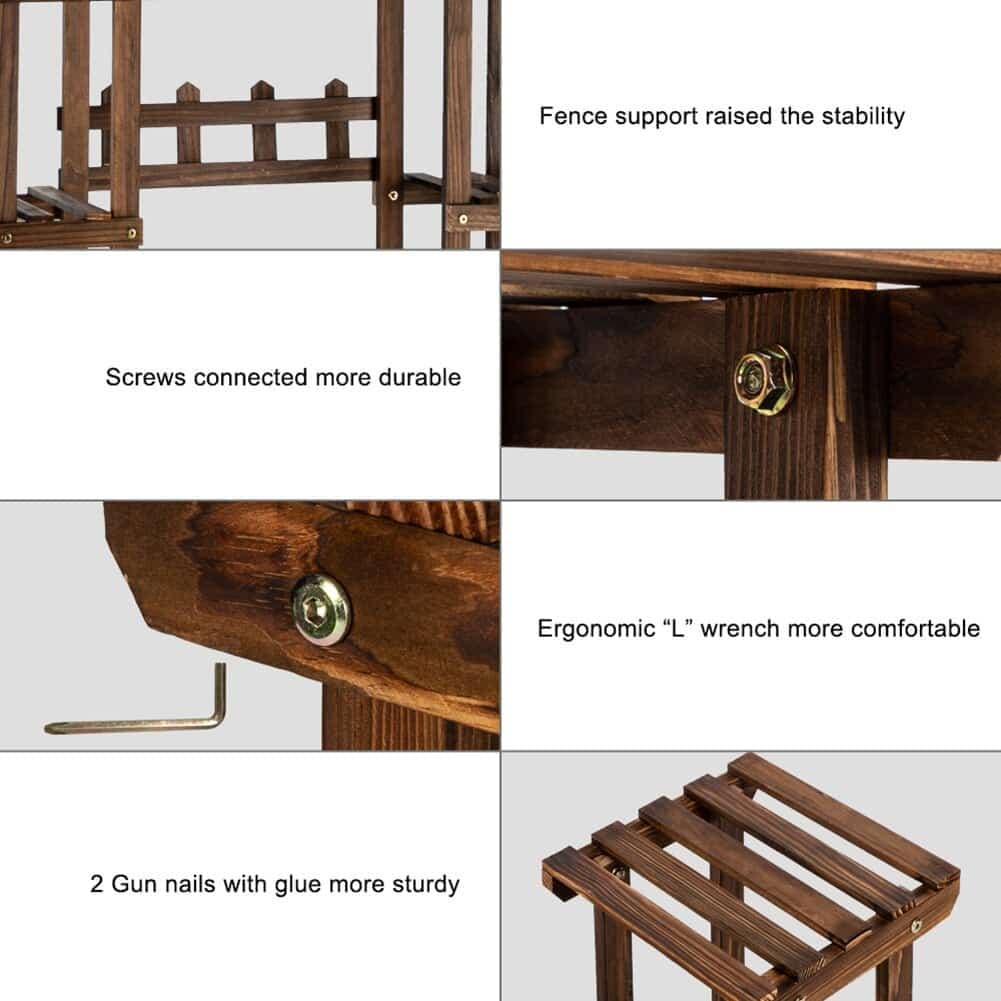 Multilevel Garden Display Plant Stand - Cartnoova