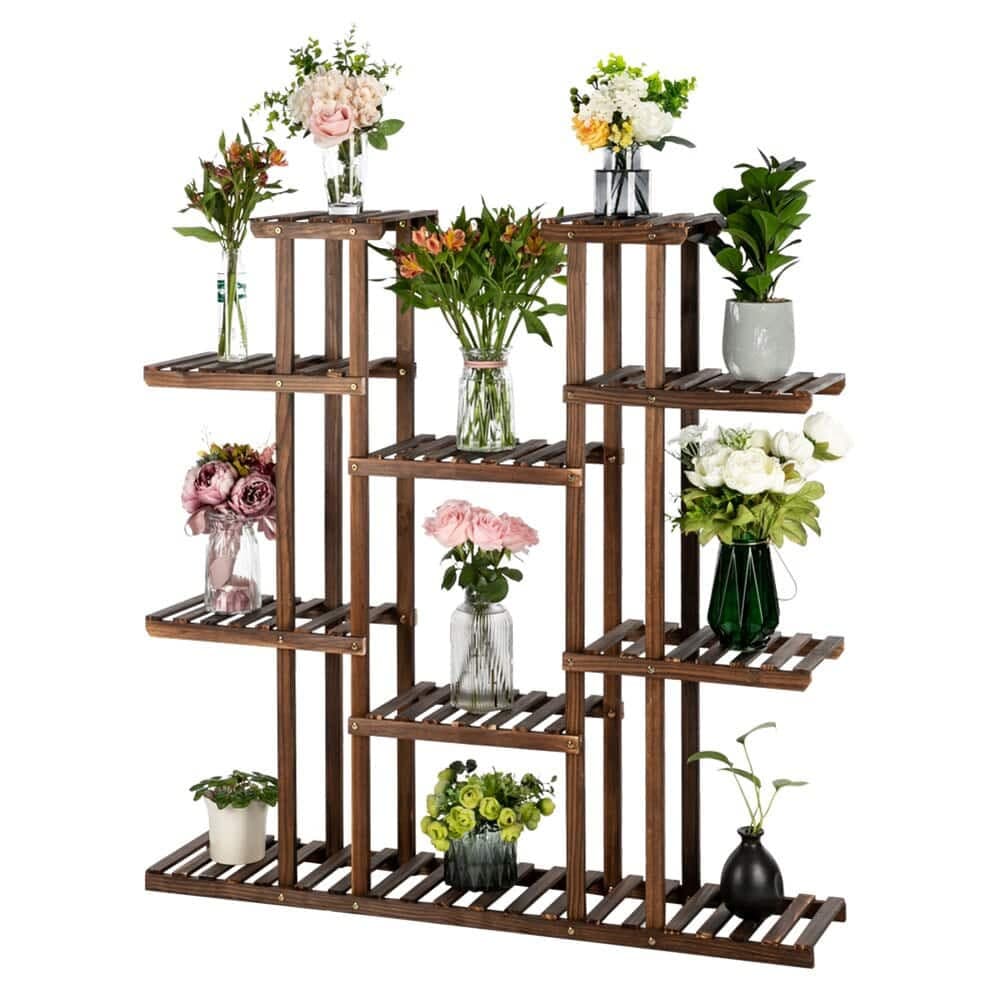 Multilevel Garden Display Plant Stand - Cartnoova